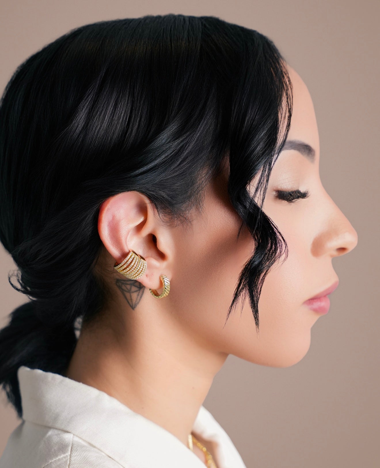 Ear cuff earring- Aretes ajustables