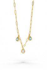 Trinity clip necklace