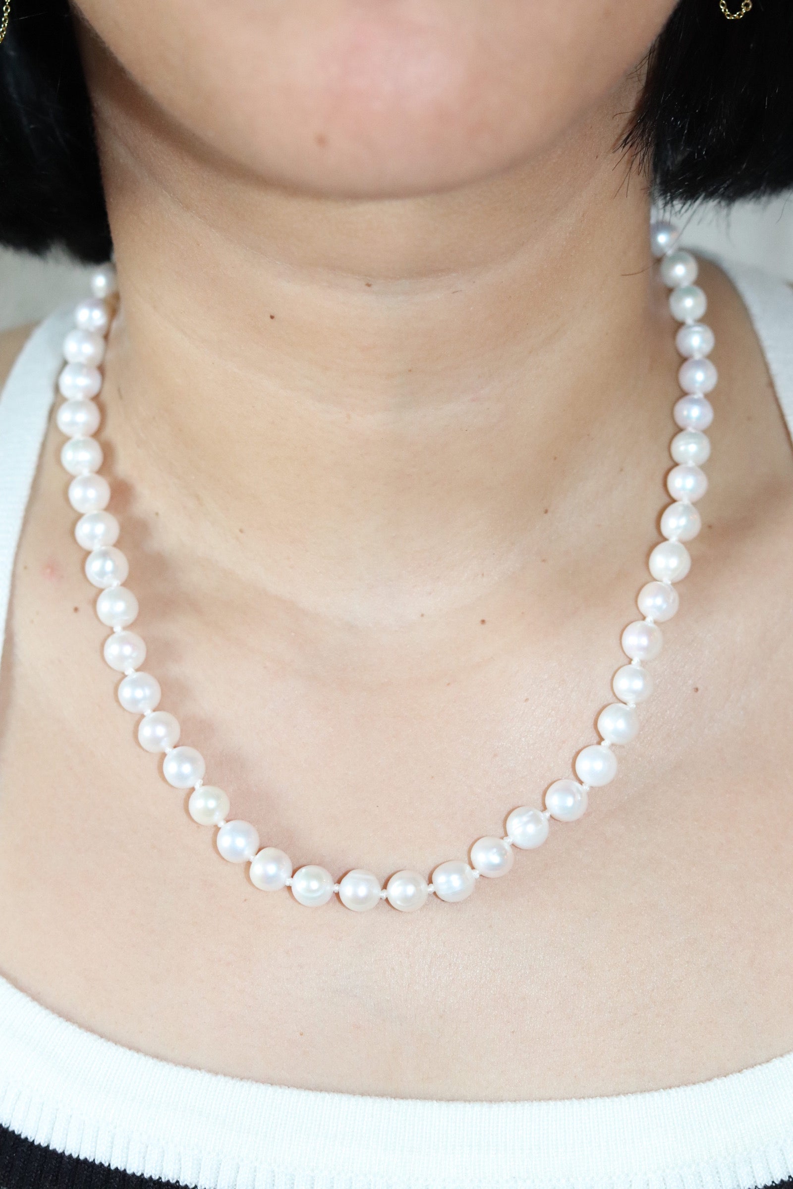 Collar de perla 3mm