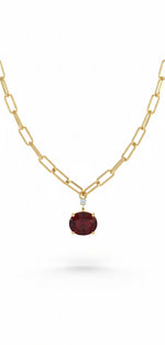 Vino tinto necklace
