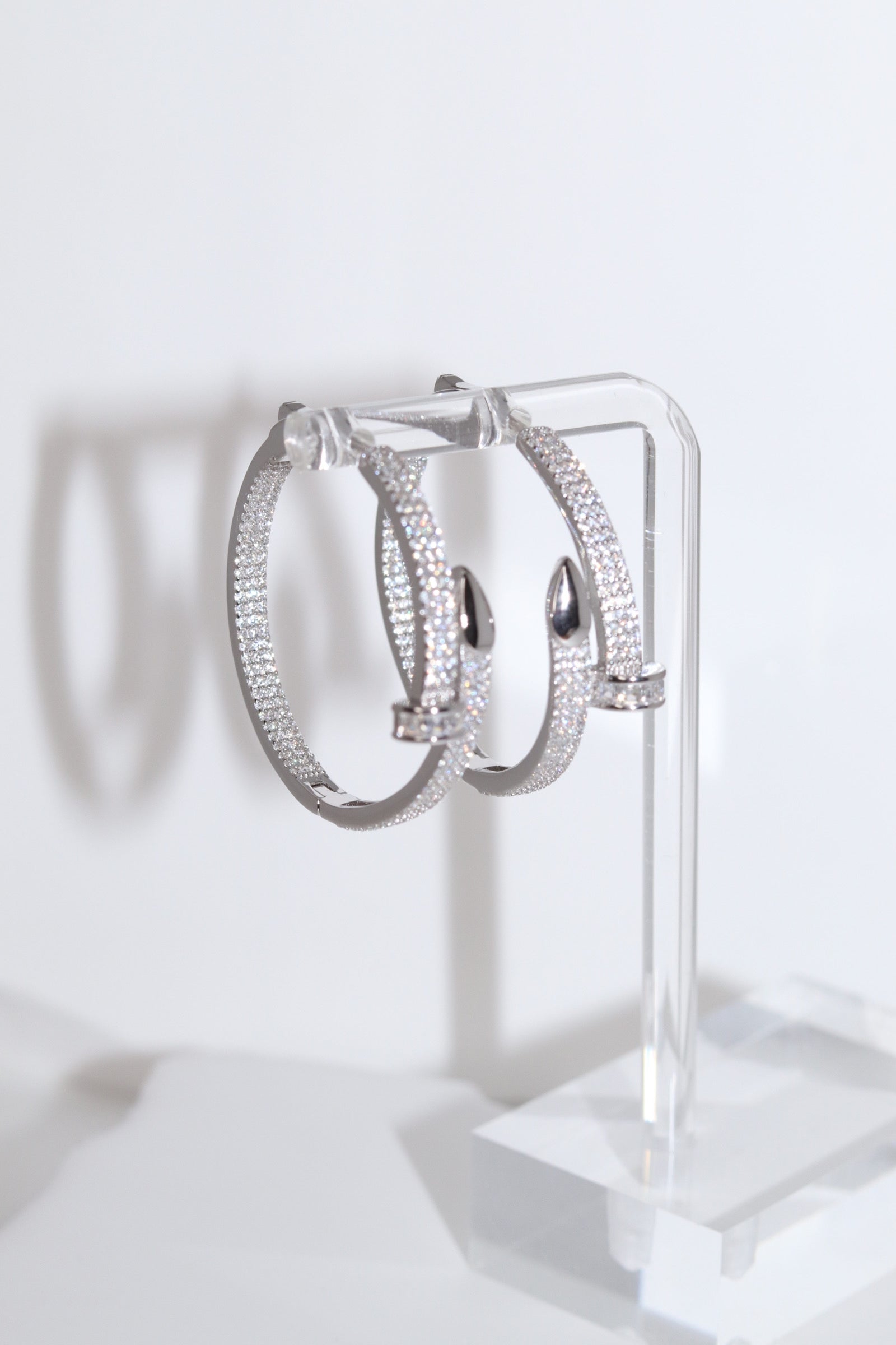 Argollas elegantes silver maría