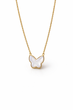 Mariposa necklace dorada
