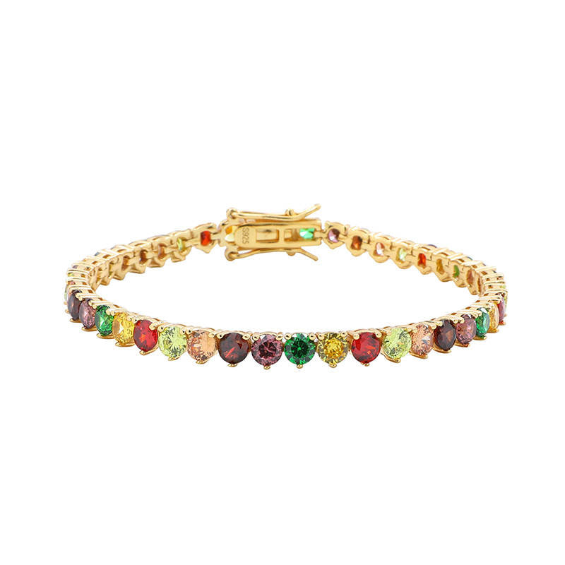 Pulsera de círculo y corazón