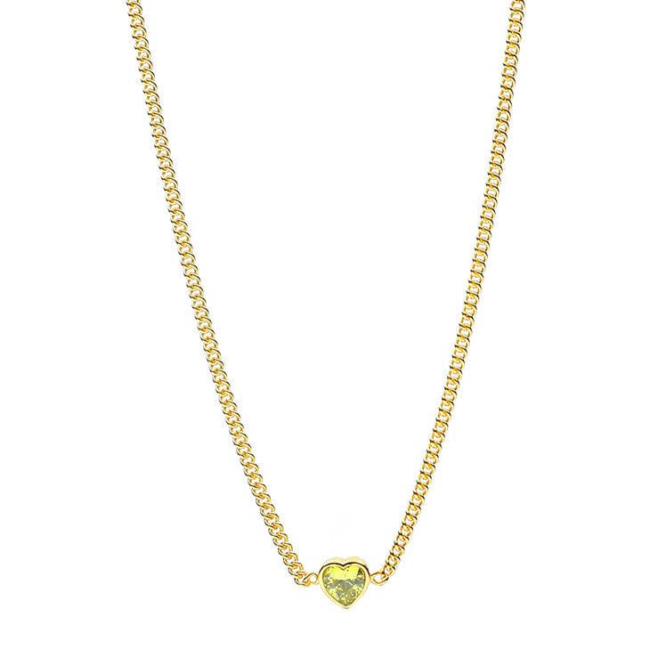 Choker de corazón green