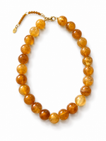 Ámbar dorado collar