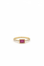 Anillo Beso de Vino Dorado