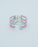 Rose Gold and Silver Ring