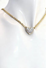 Heart Cuban necklace