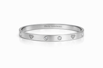 Pulsera de diamantes de plata
