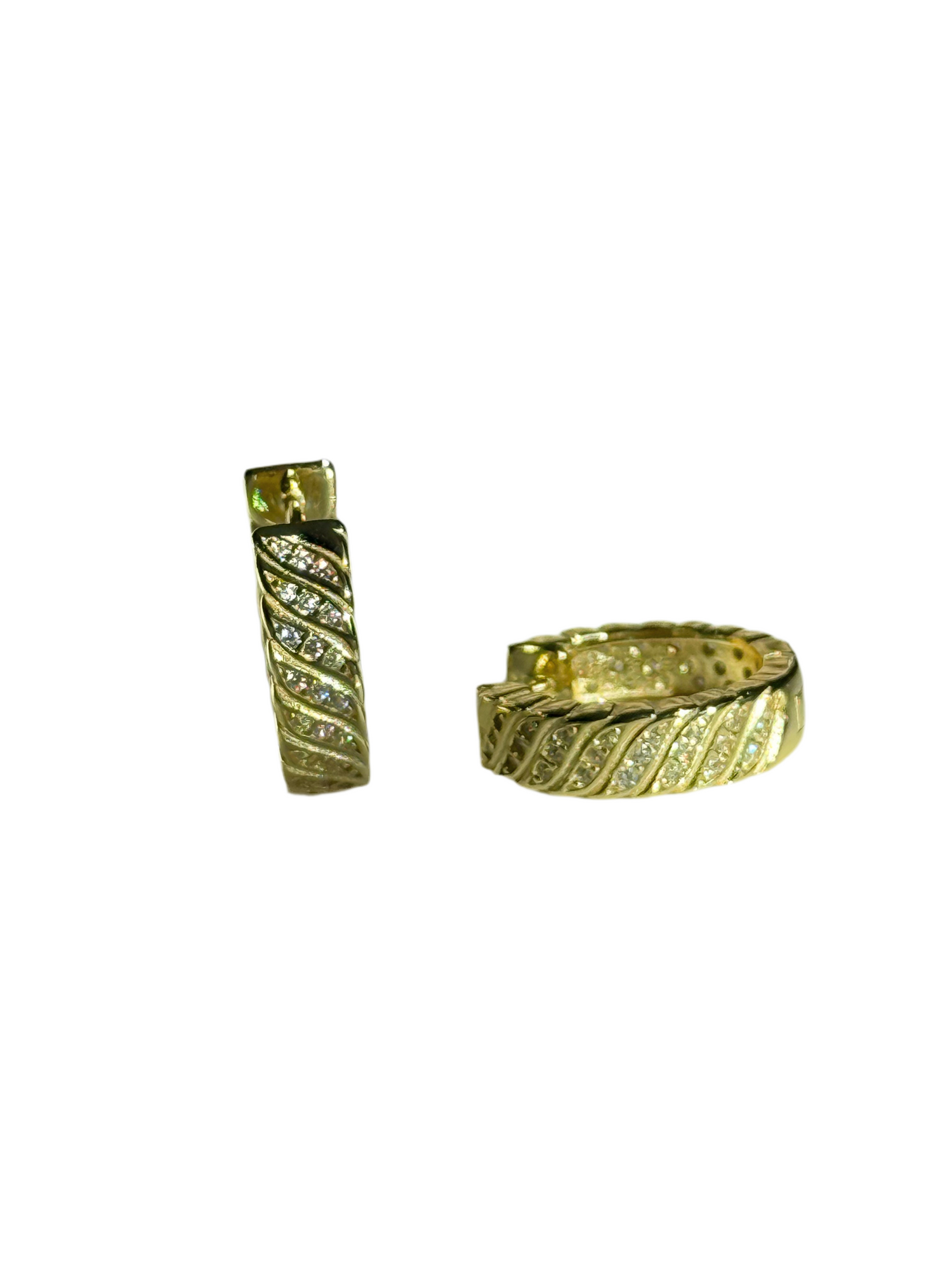 Shine hoops gold