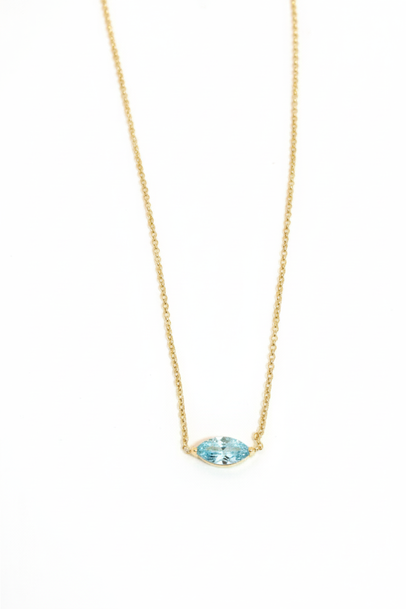 Birthday stone necklace