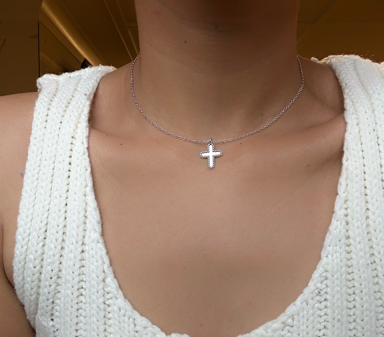 Silver necklace