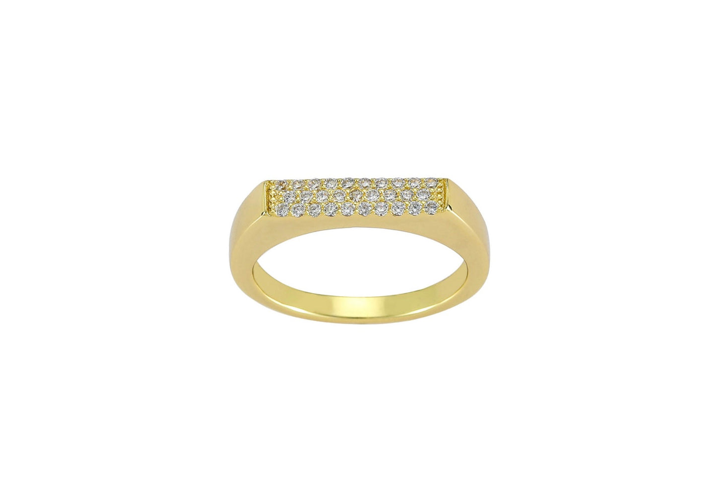 Anillo elegante dorado