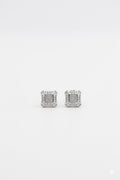 Silver earring men