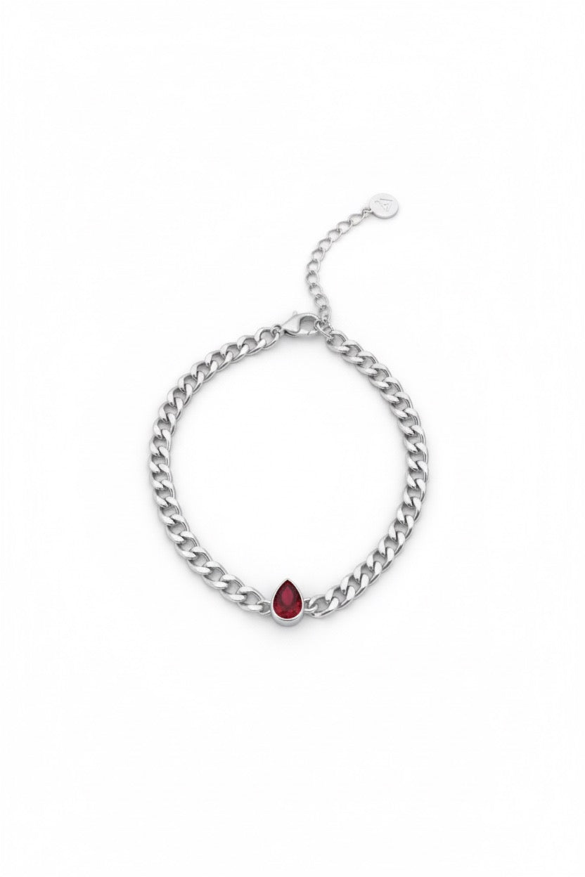 Silver alexia bracelet