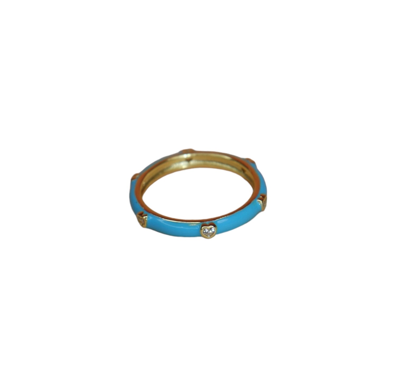 Anillo azul cielo