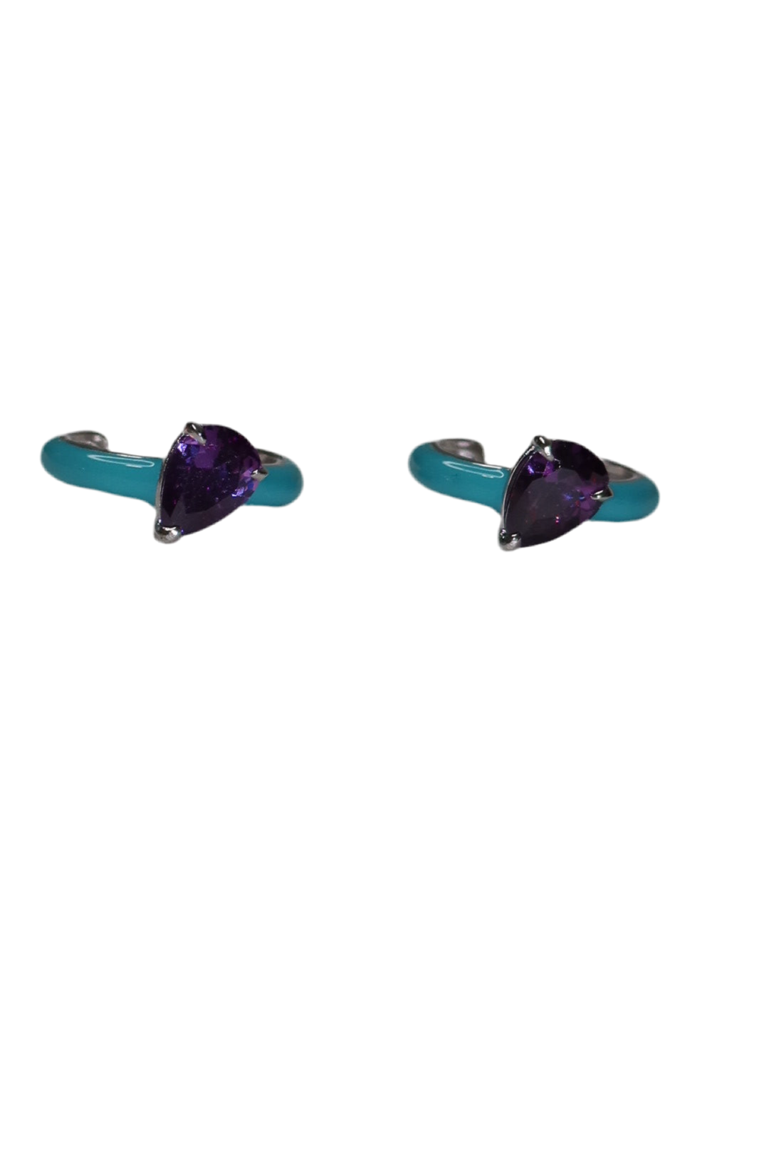 Ear cuff azul cielo