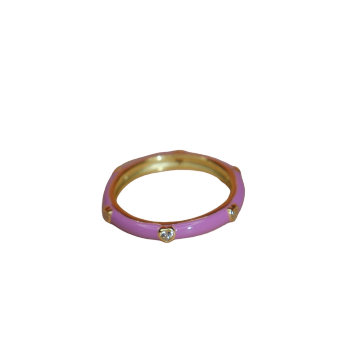 Anillo morado claro