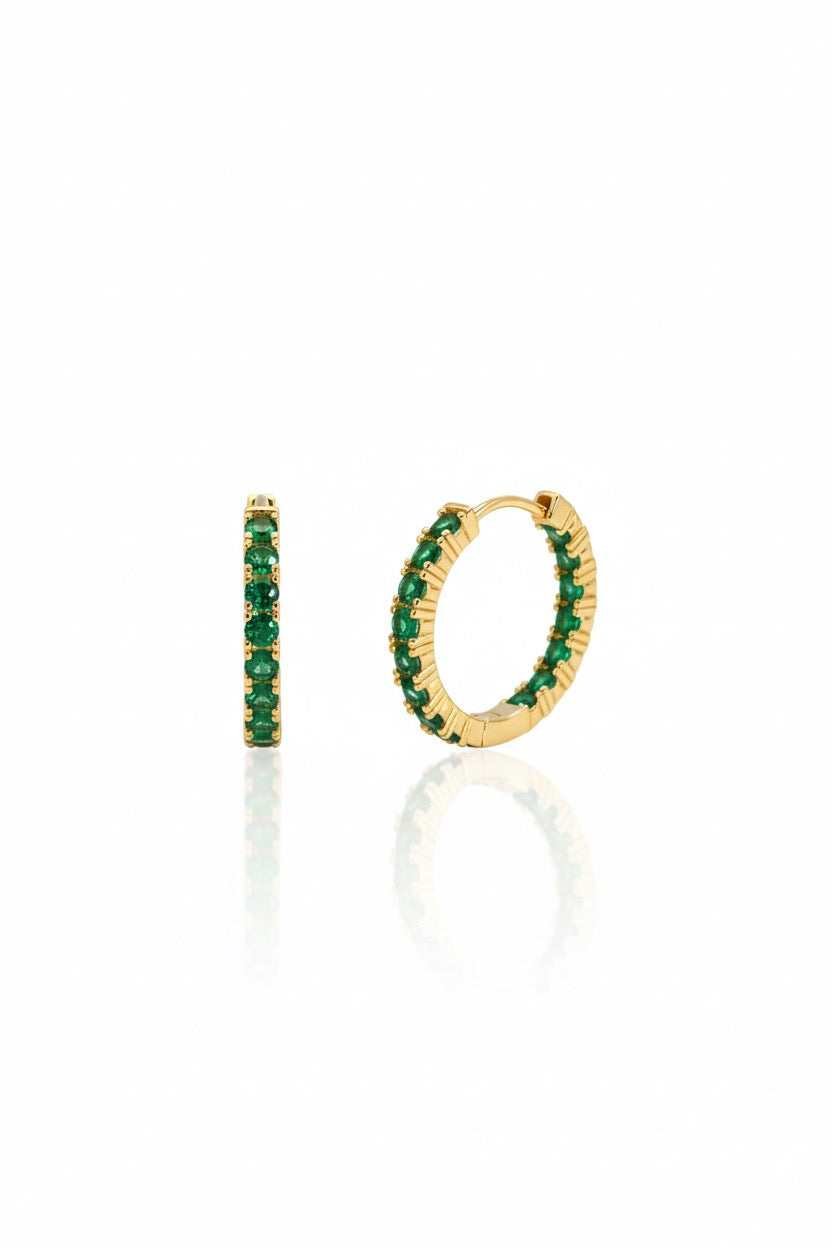 Argollas green elegant