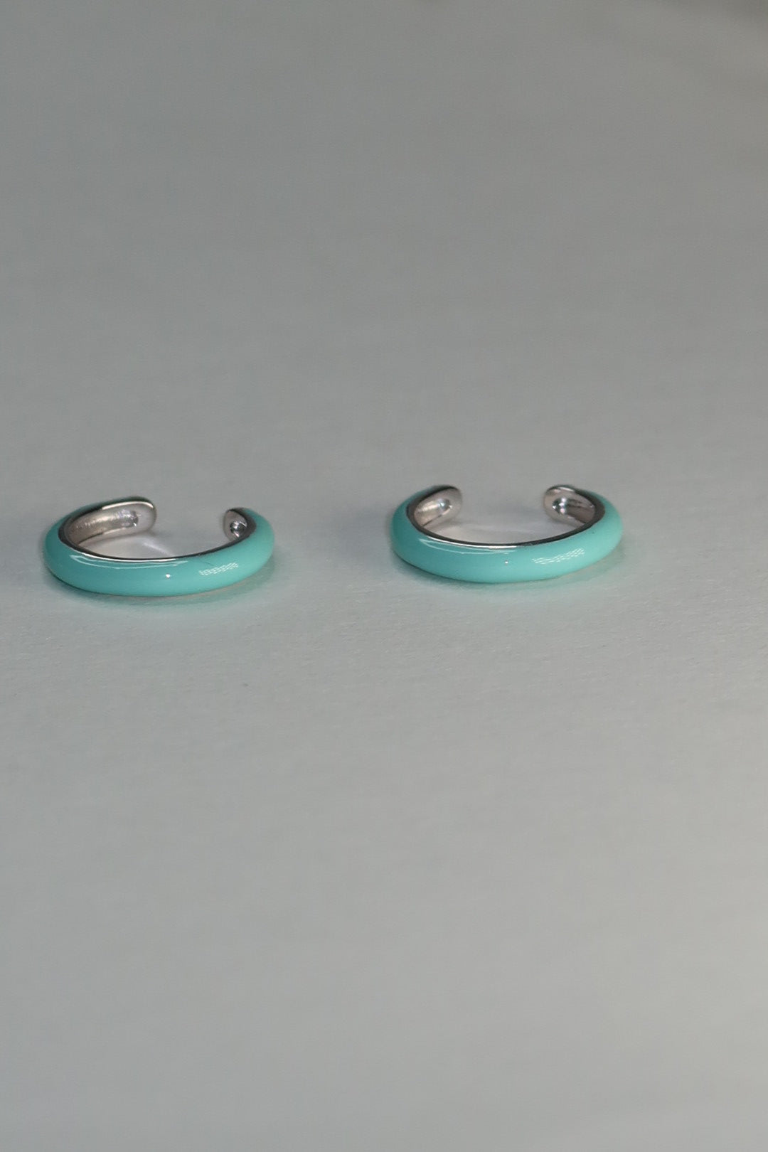 Ear cuff azul aqua