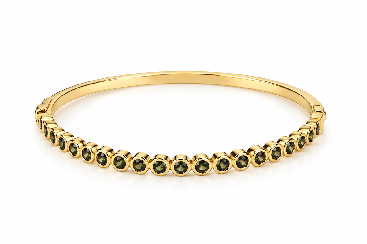 Pulsera esmeralda silvestre