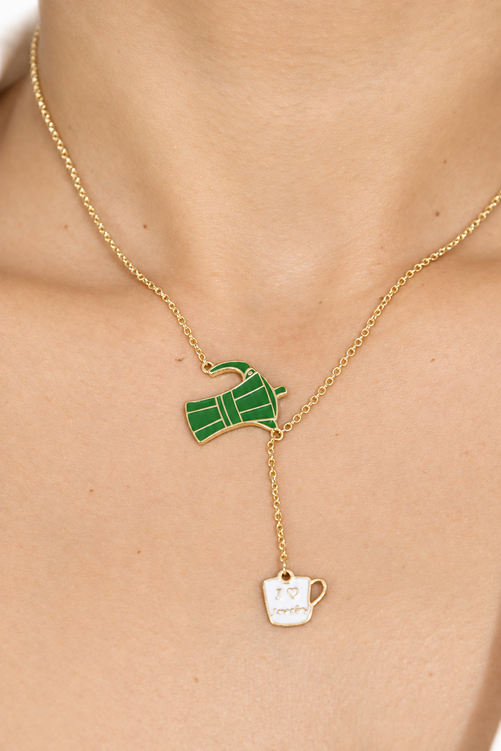 Café conmigo Necklace