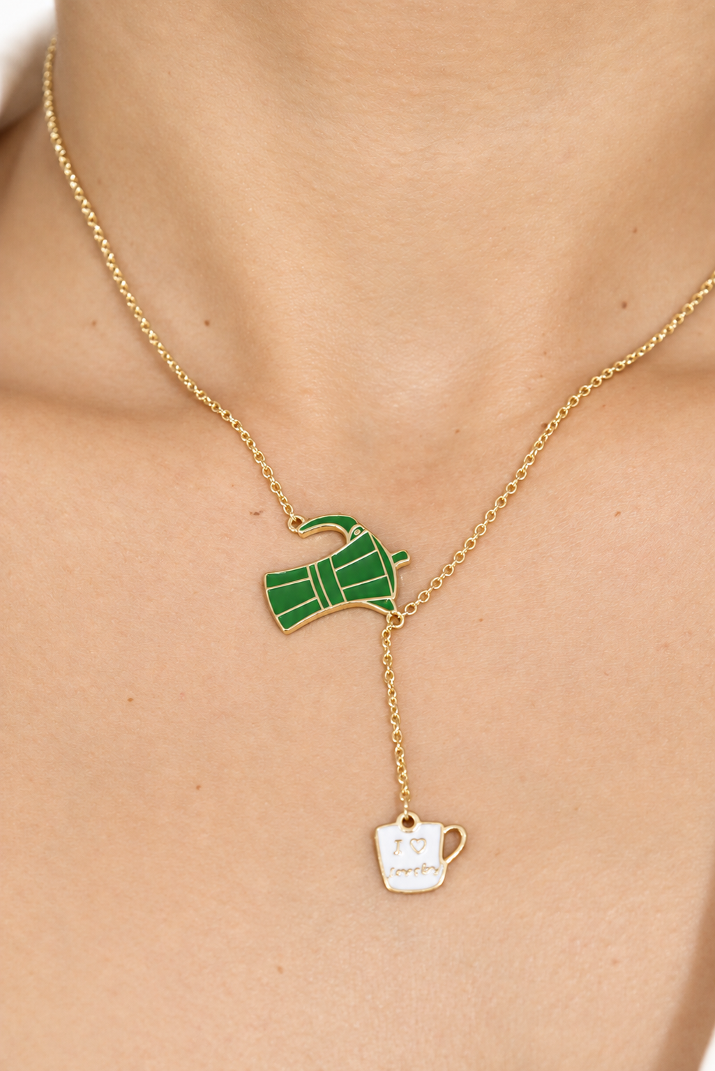 Café conmigo Necklace