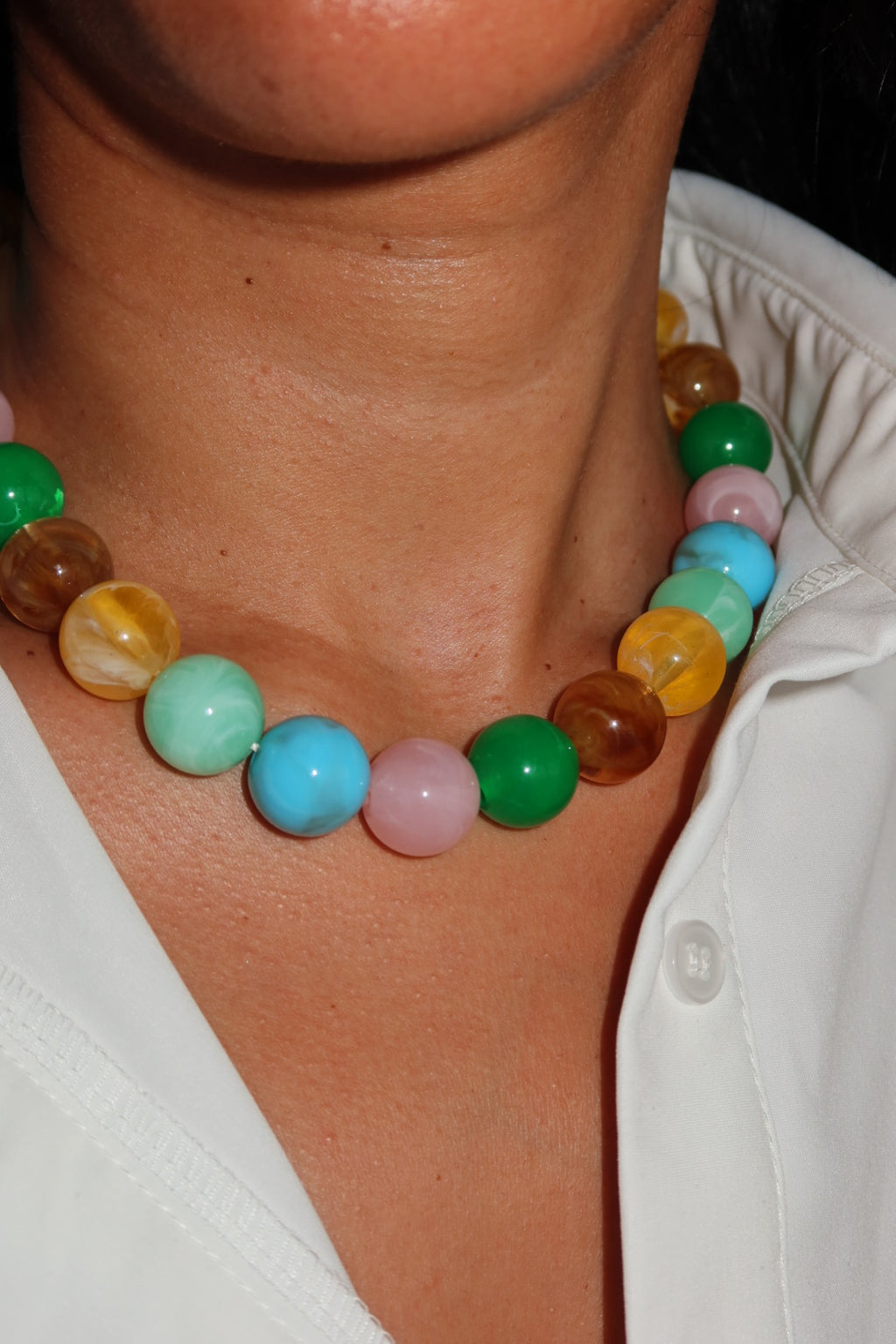 Collar laguna esmeralda
