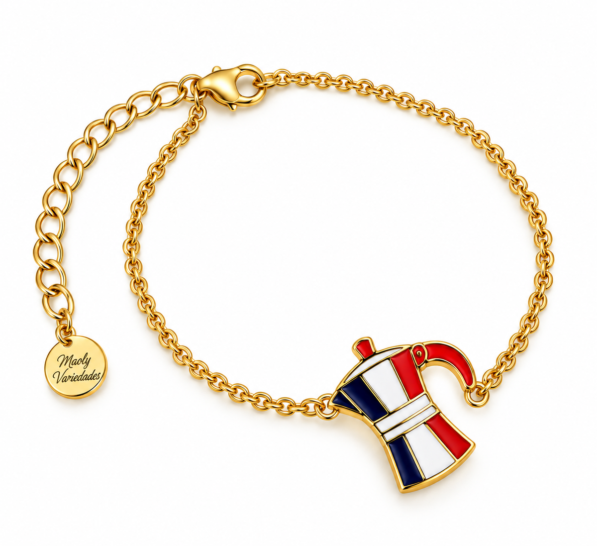 Pulsera café de mi tierra