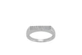 Anillo elegante de plata