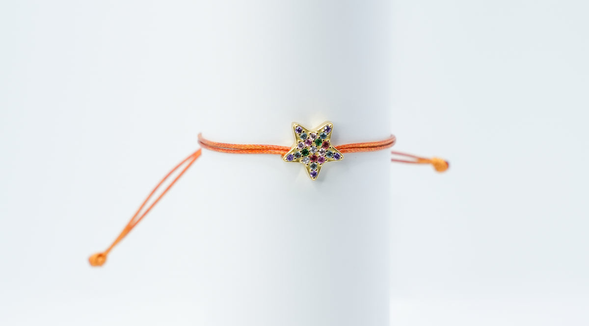 Star orange bracelet