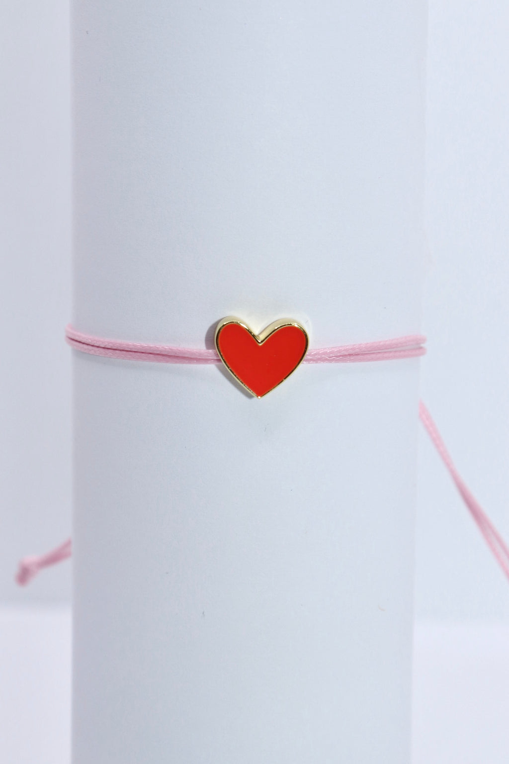Pulsera naranja y rosa