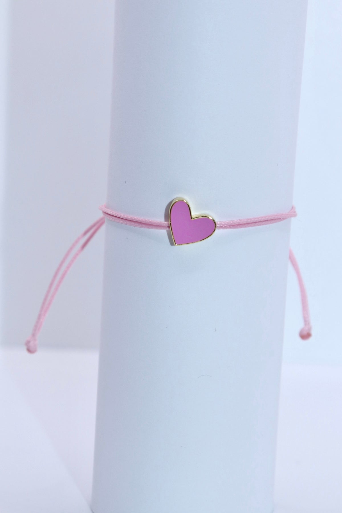 Heart pink bracelet