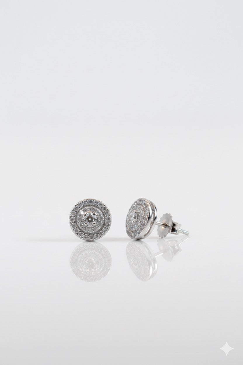 Círculo silver earring