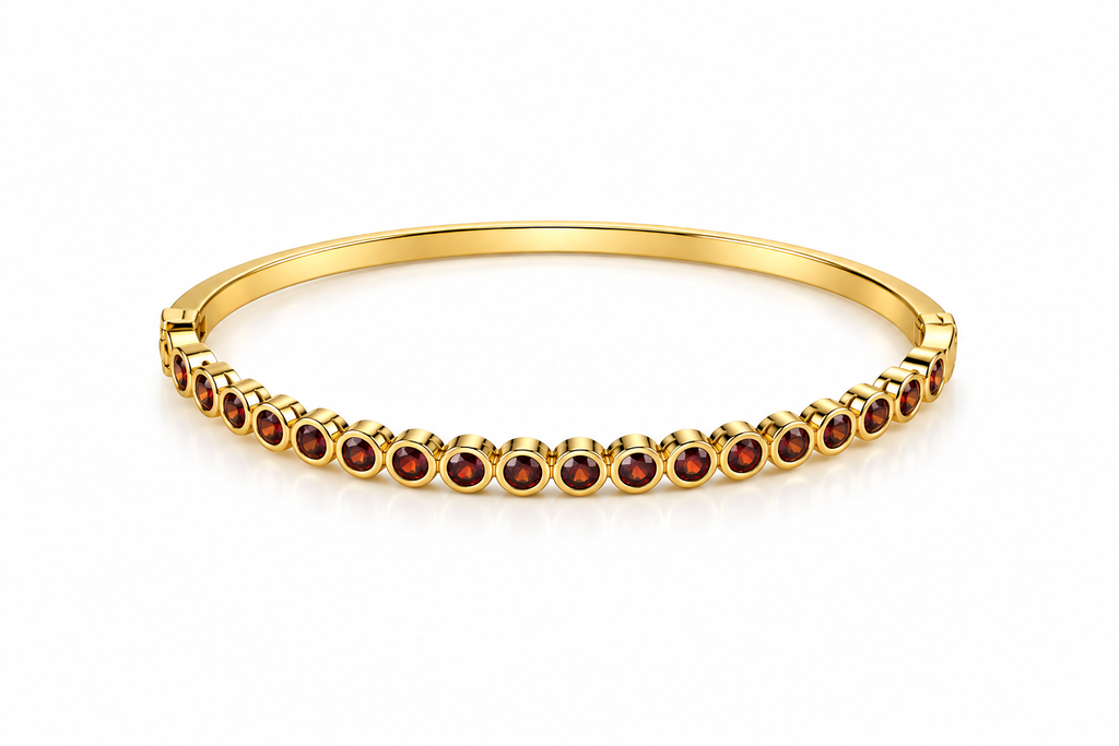Pulsera aura carmín
