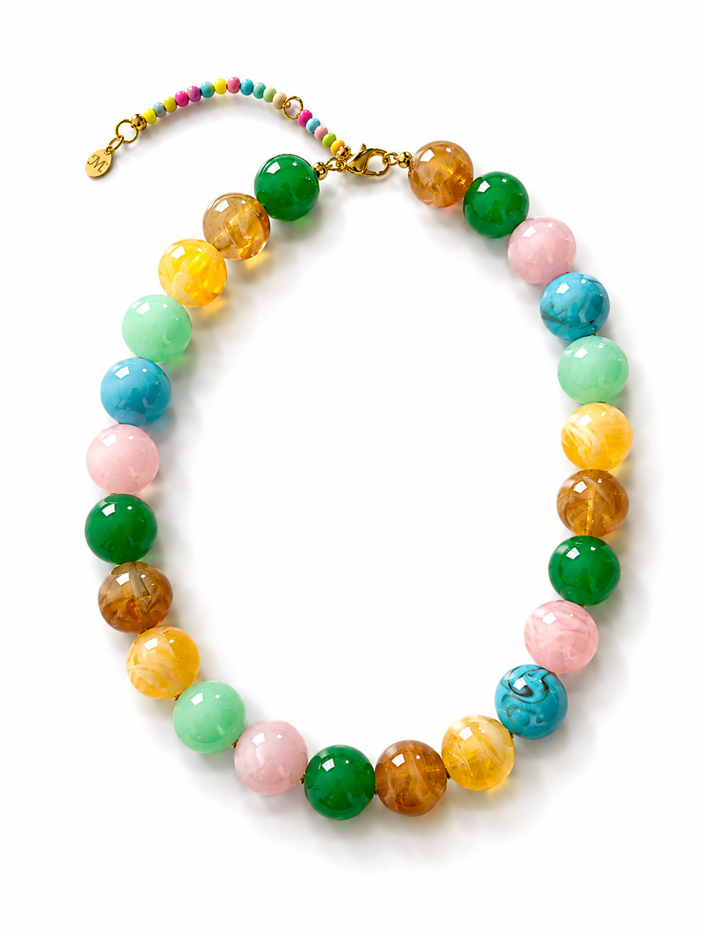 Collar laguna esmeralda