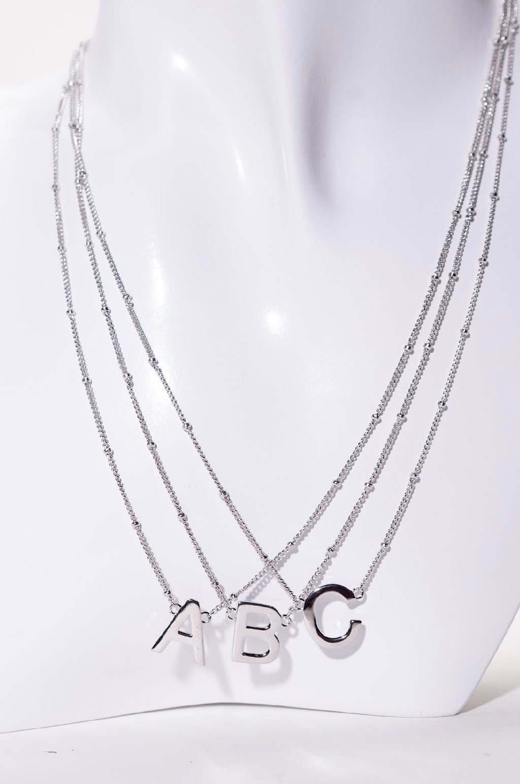 Collar Inicial plata