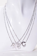 Collar Inicial plata