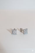 Elegant silver earring men