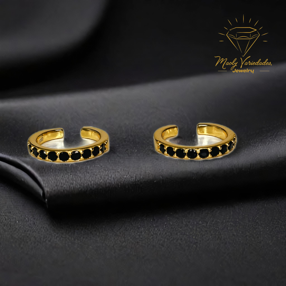 Black ear cuff