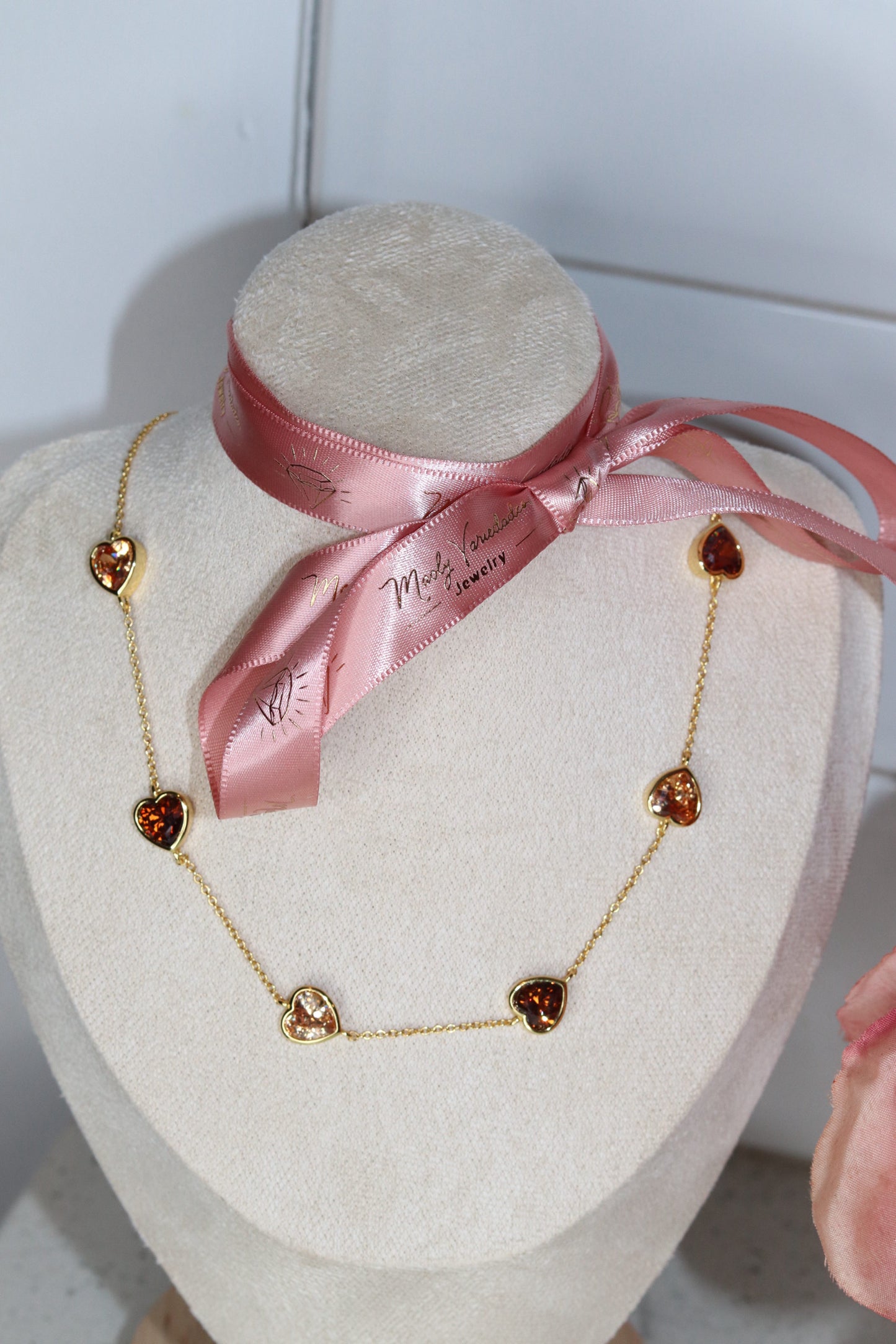 Choker de corazón otoño