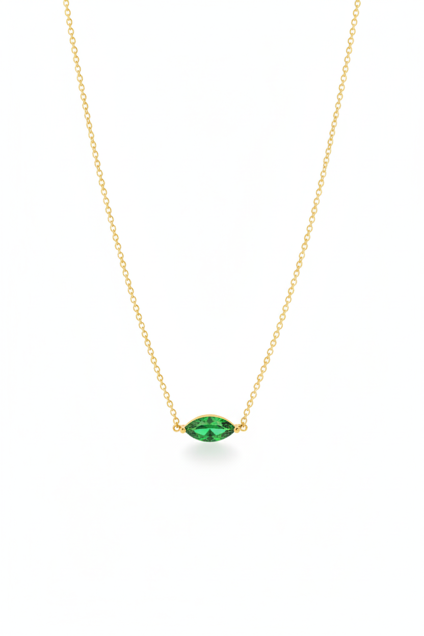 Birthday stone necklace