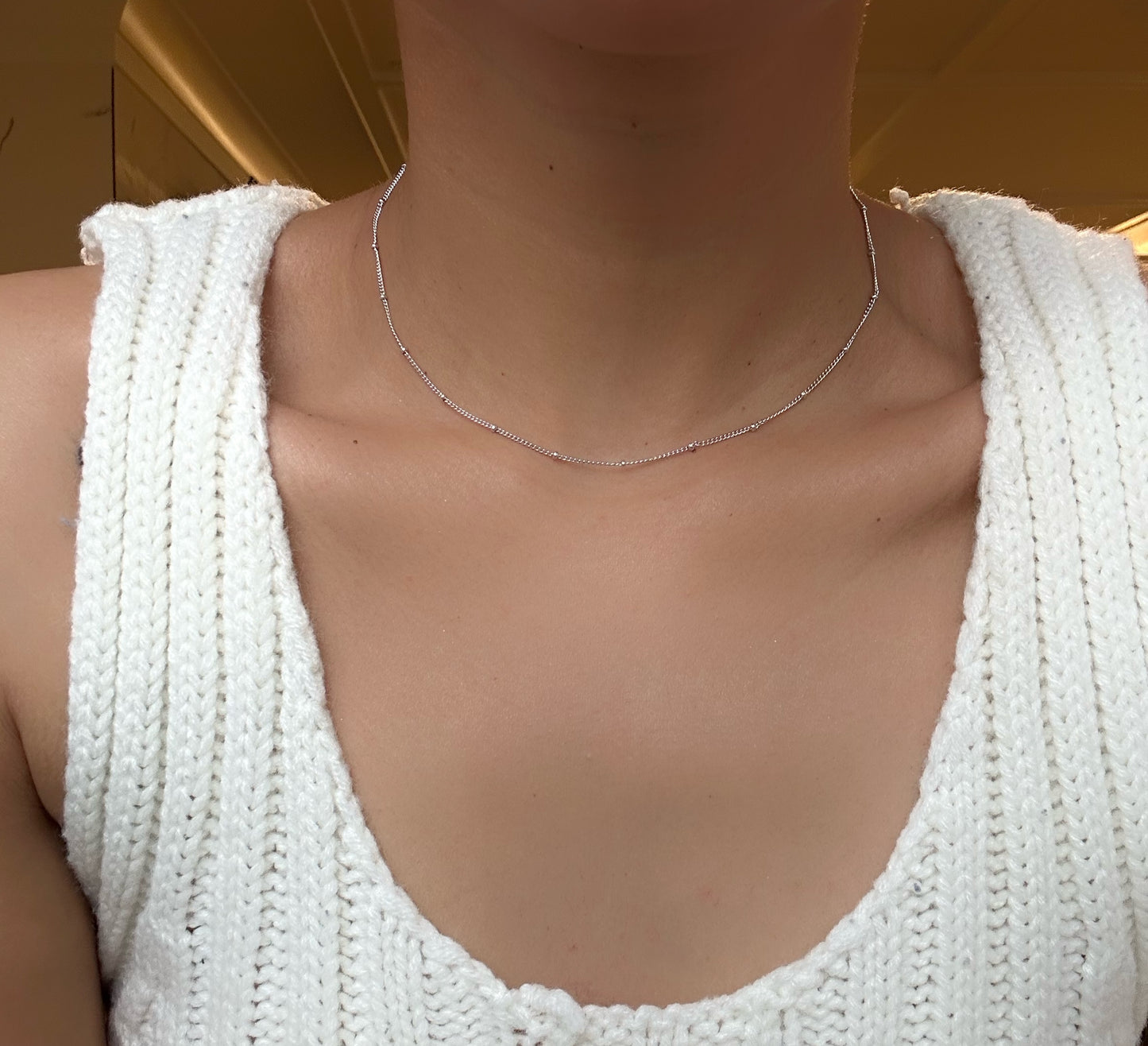 Choker silver delicado