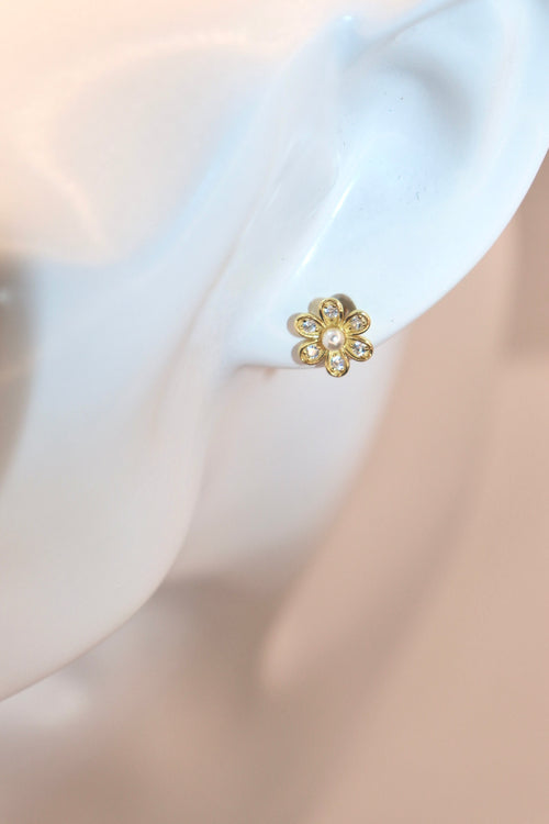 Arete perla elegante