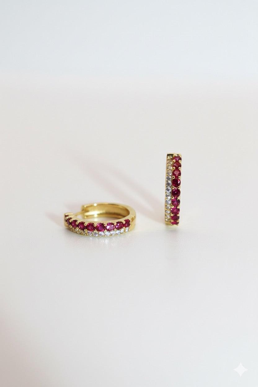 Maoly burgundy hoops