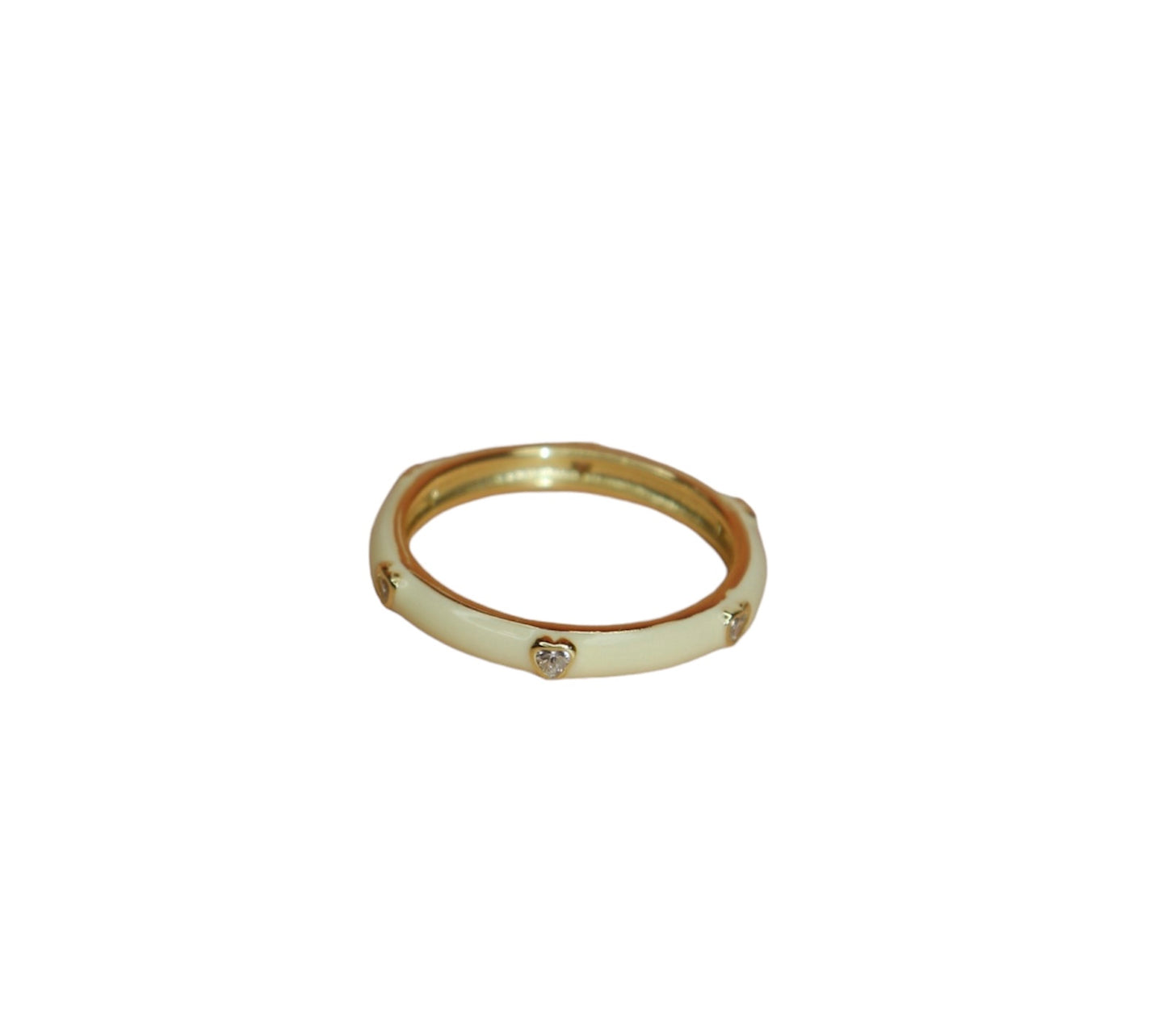 Anillo crema claro