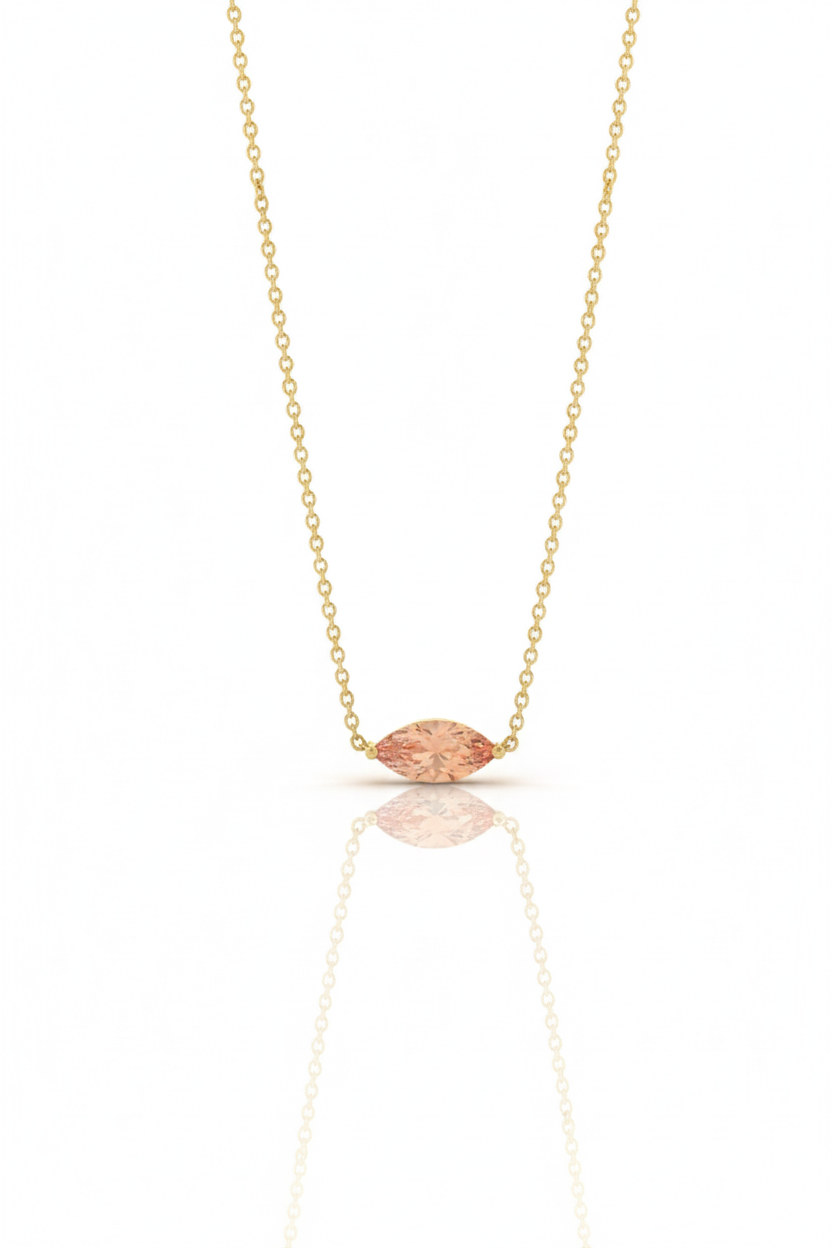 Birthday stone necklace