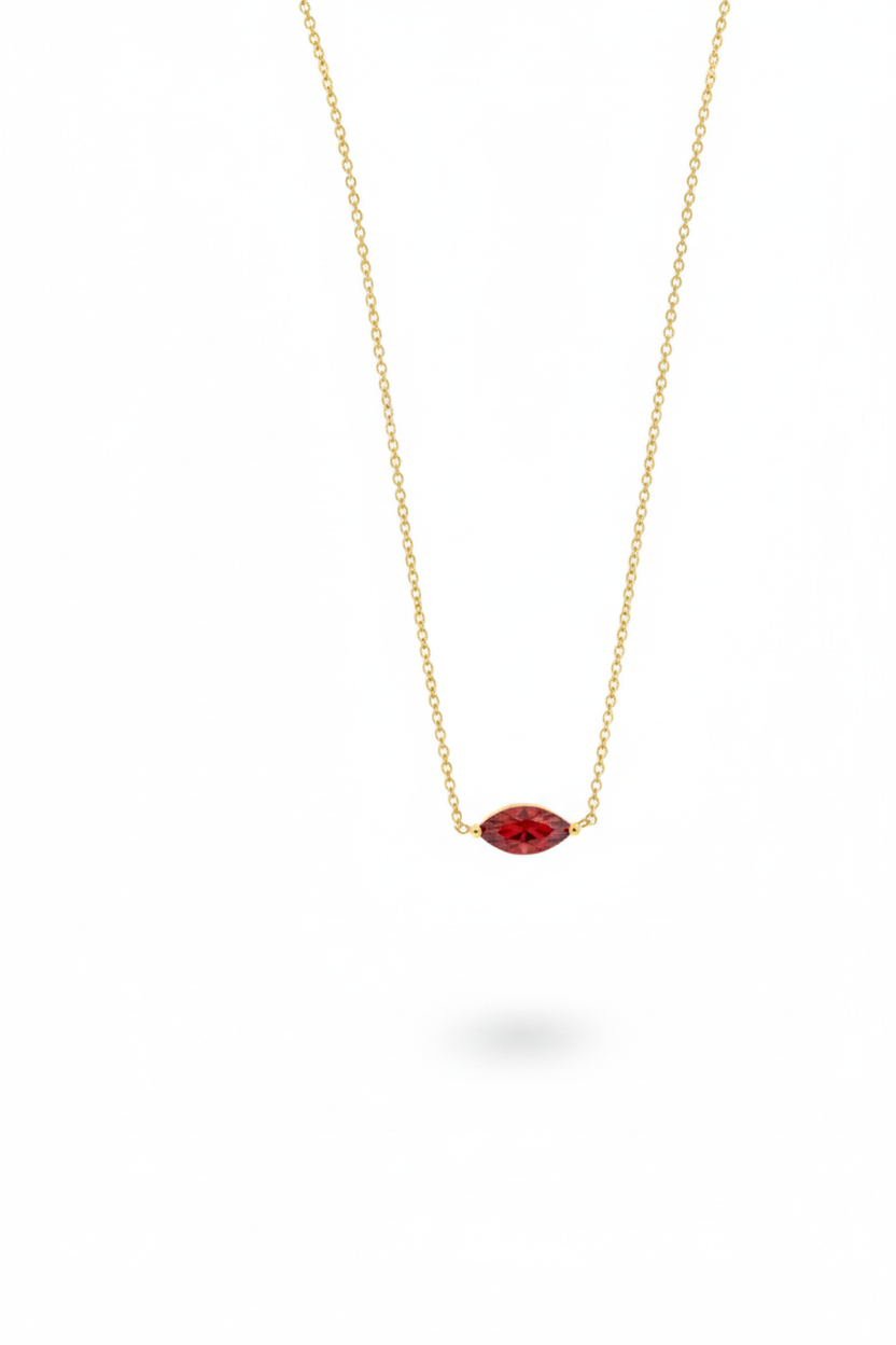 Birthday stone necklace