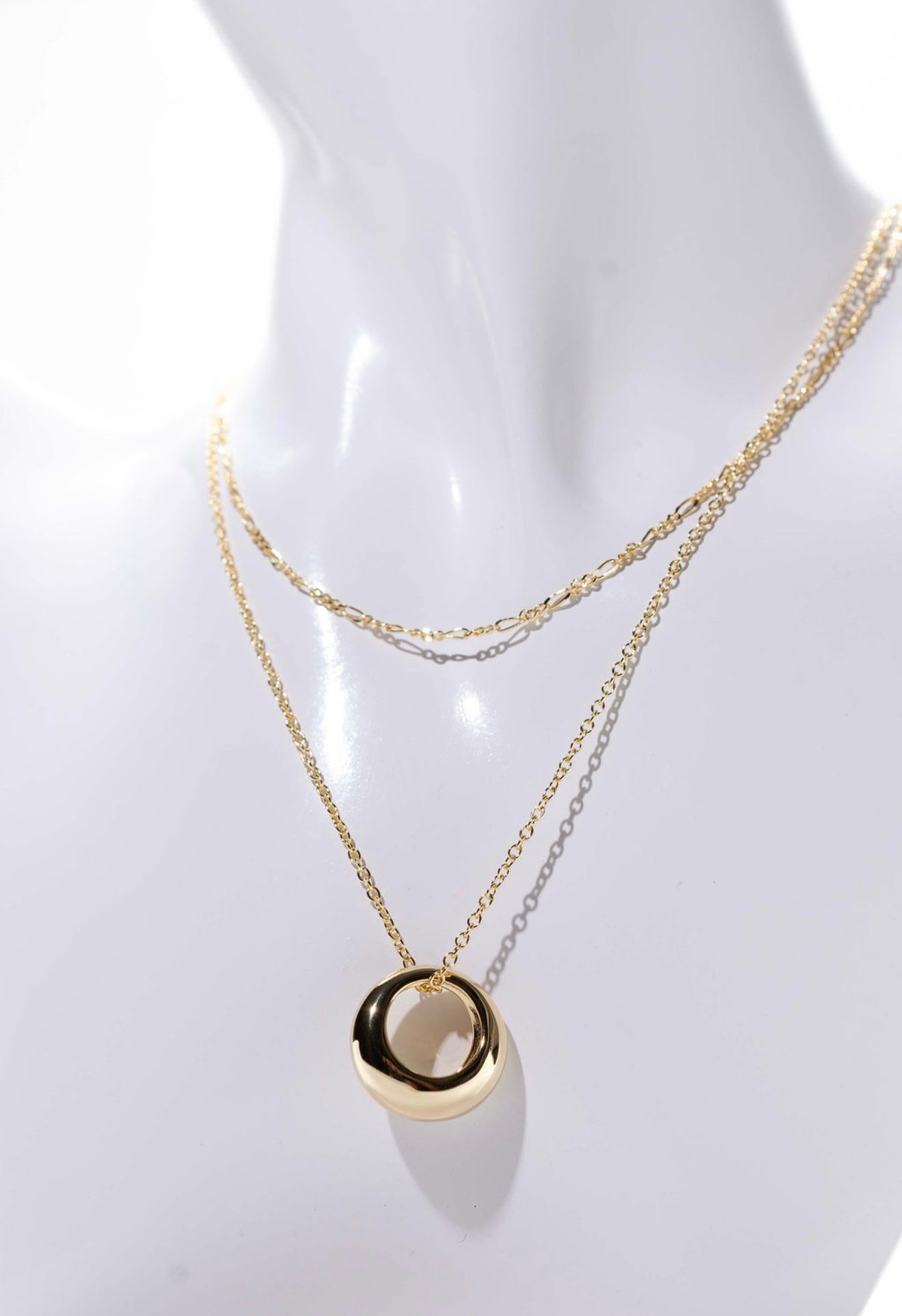 Doble necklace elegante