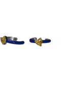 Ear cuff azul